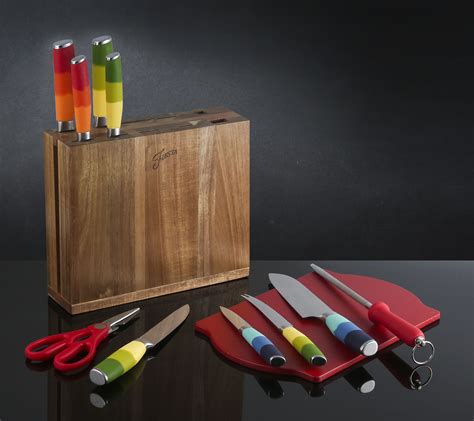 You'll love the Fiesta Merengue 13 Piece Knife Block Set at Wayfair Canada - Great Deals on all Kitchen & Tabletop products with Free Shipping on most stuff, even the big stuff. Add a pop of colour to your kitchen with the knife block set. These knives are made from full-tang stainless steel with vibrant multicoloured ABS handles, safely and ...